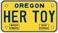 Custom Motorcycle/Moped License Plate