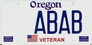 Veterans Recognition License Plate