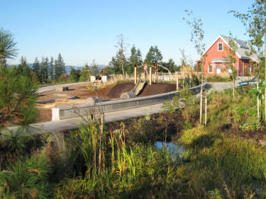 Image of landscape architecture project construction