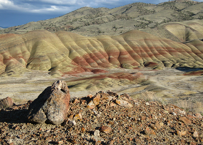 The Painted Hills in central Oregon
