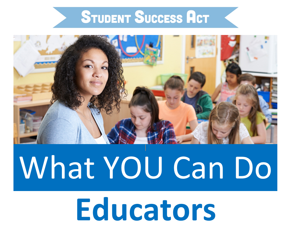 What You Can Do: Educators