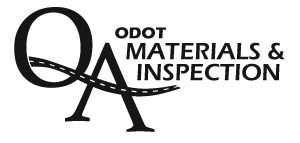 An image of the phrase ODOT Materials & Inspection and the letters Q and A