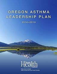 Oregon Asthma Leadership Plan 2014-2019