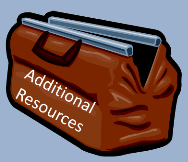 Image of a tool bag labelled additional resources.