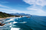 Oregon coastal landscape