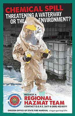 Hazmat Chemical Spill Poster