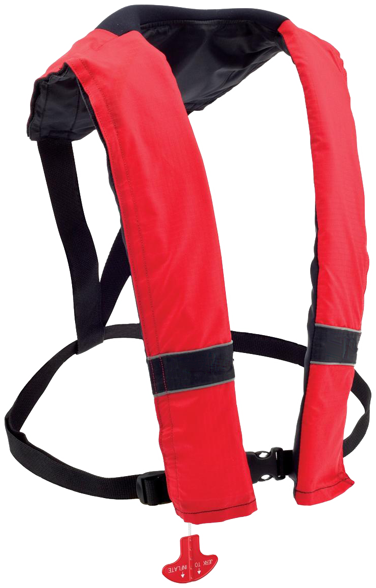 Image of a harness manual inflatable life jacket