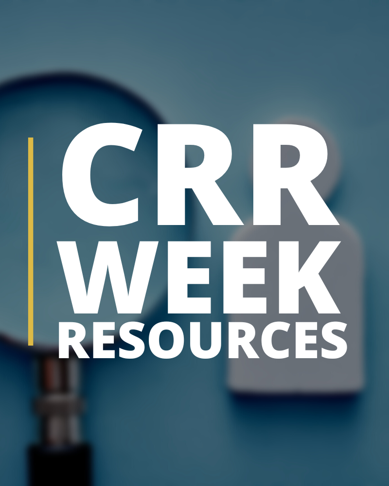 CRR Week Resources