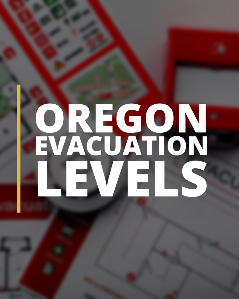 Oregon Evacuation Levels