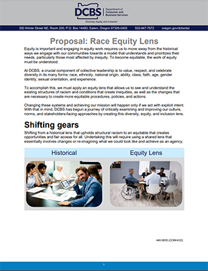 Equity Lens document
