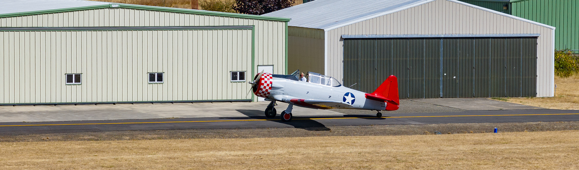 small plan on runway