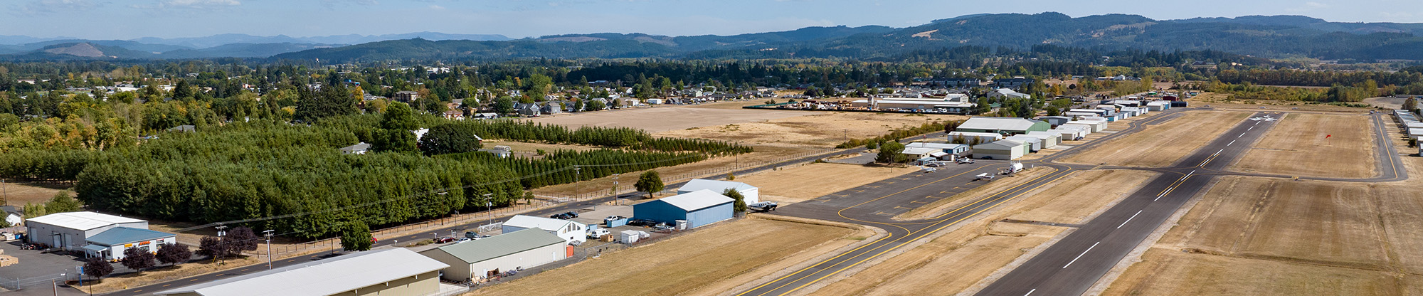 View of Lebanon Airport
