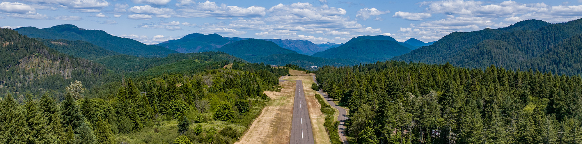 View of Oakridge Airport