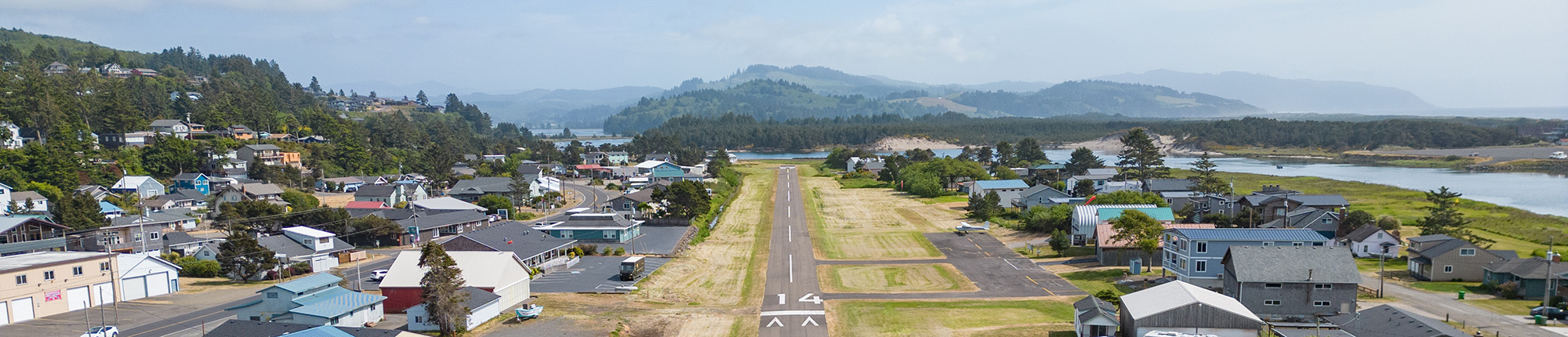 view of Pacific City Airport Runway