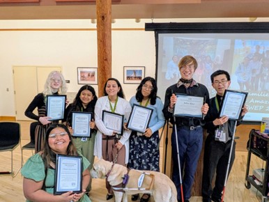 SWEP participants celebrating at commencement.