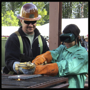 Photo of Ironworker doing work