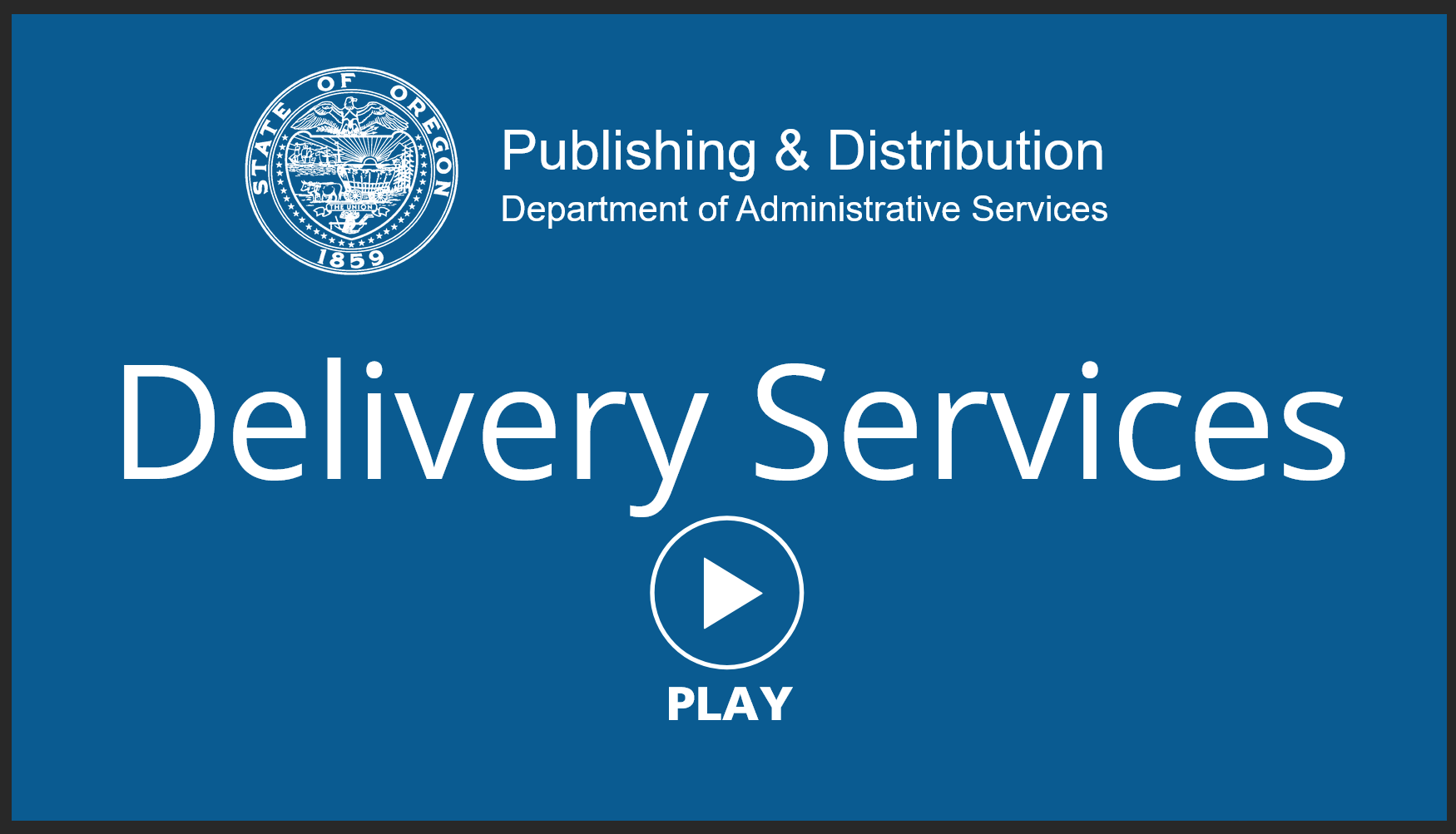 Delivery Service play button