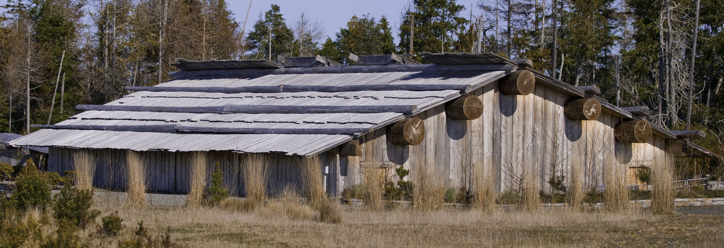 Photo of the outside of Community Plankhouse