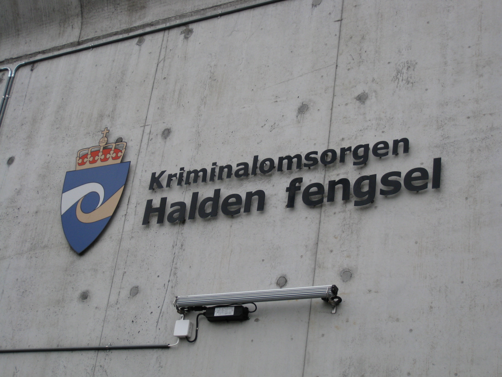 Halden Prison Sign.JPG