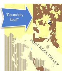 example of a "boundary fault"