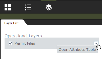 Mining Permit Viewer  layers