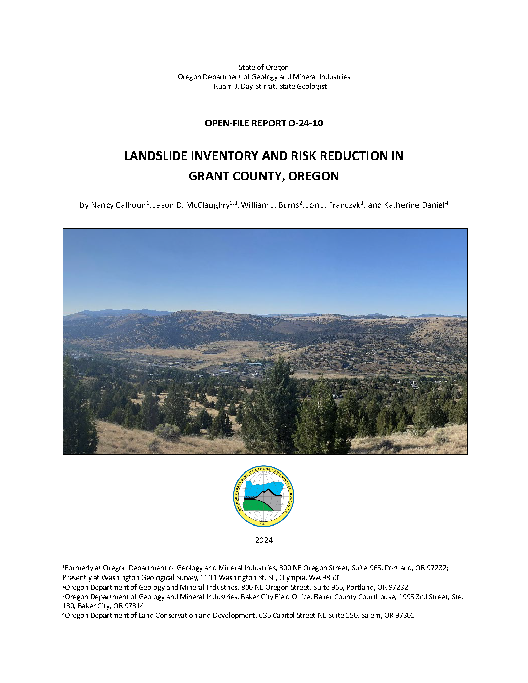 Thumbnail image of Page 1 from report