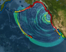 Tsunami Forecast Model Animation: Cascadia 1700