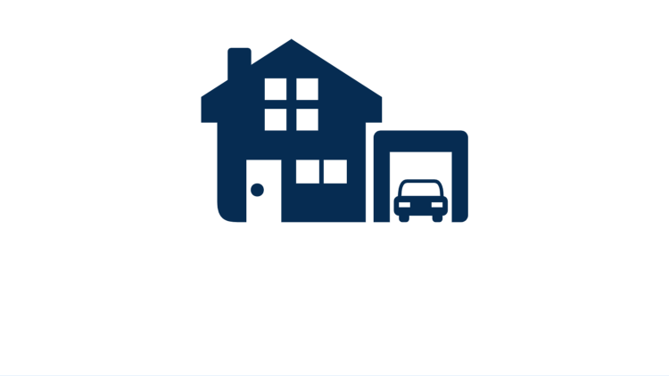 Clip art of house and car. Links to property tax.