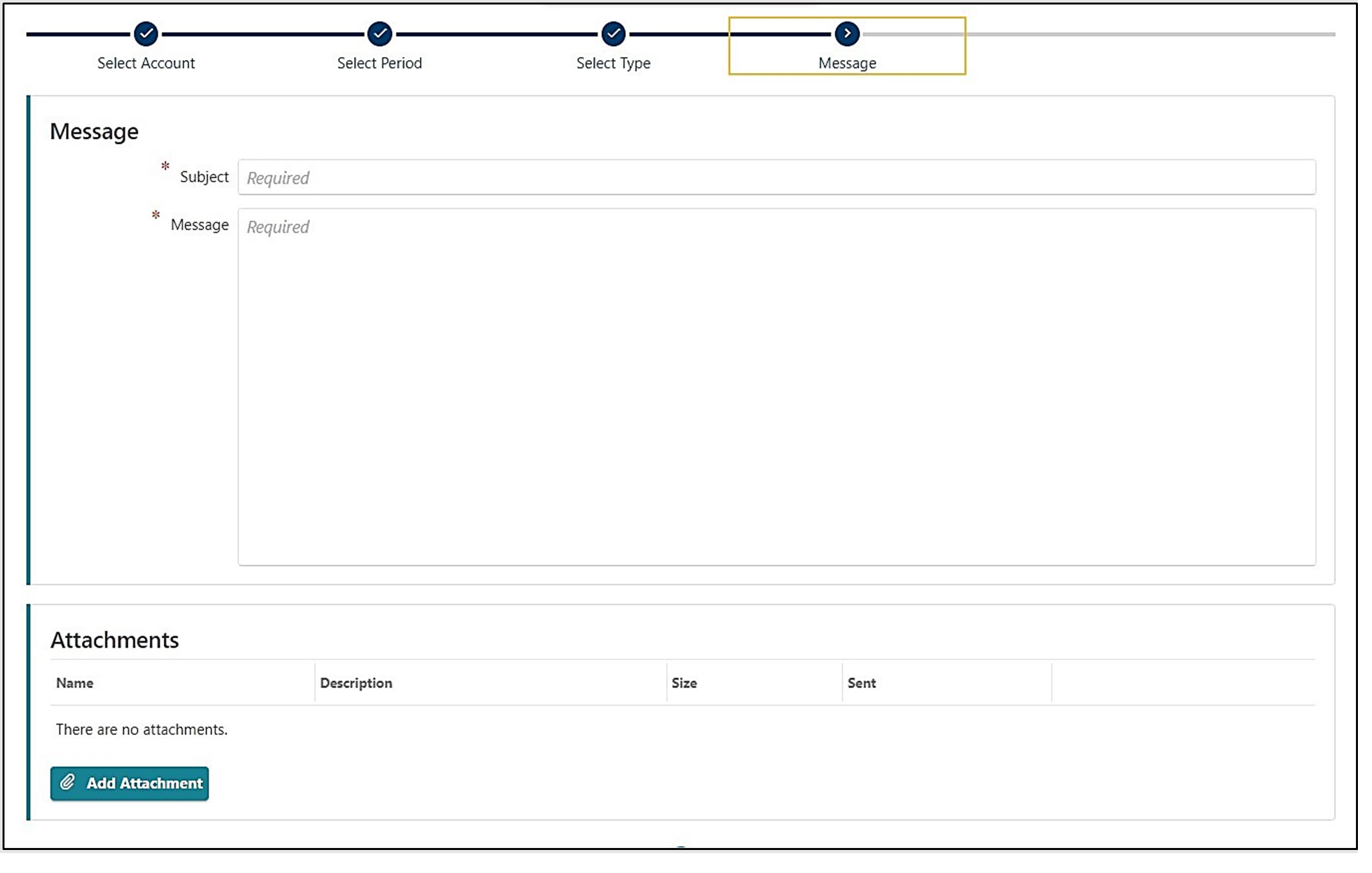 image showing how to create a detailed message