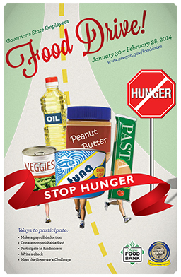 2014 Food Drive poster thumbnail