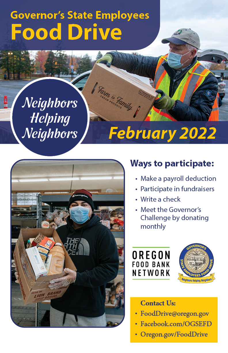 2022 Food Drive poster