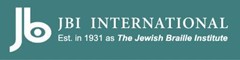 JBI International logo, Est. in 1931 as The Jewish Braille Institute