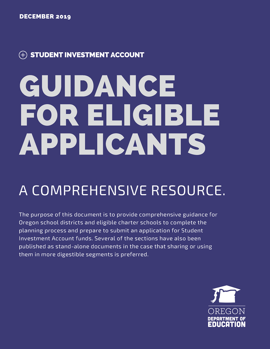 Guidance for Eligible applicants