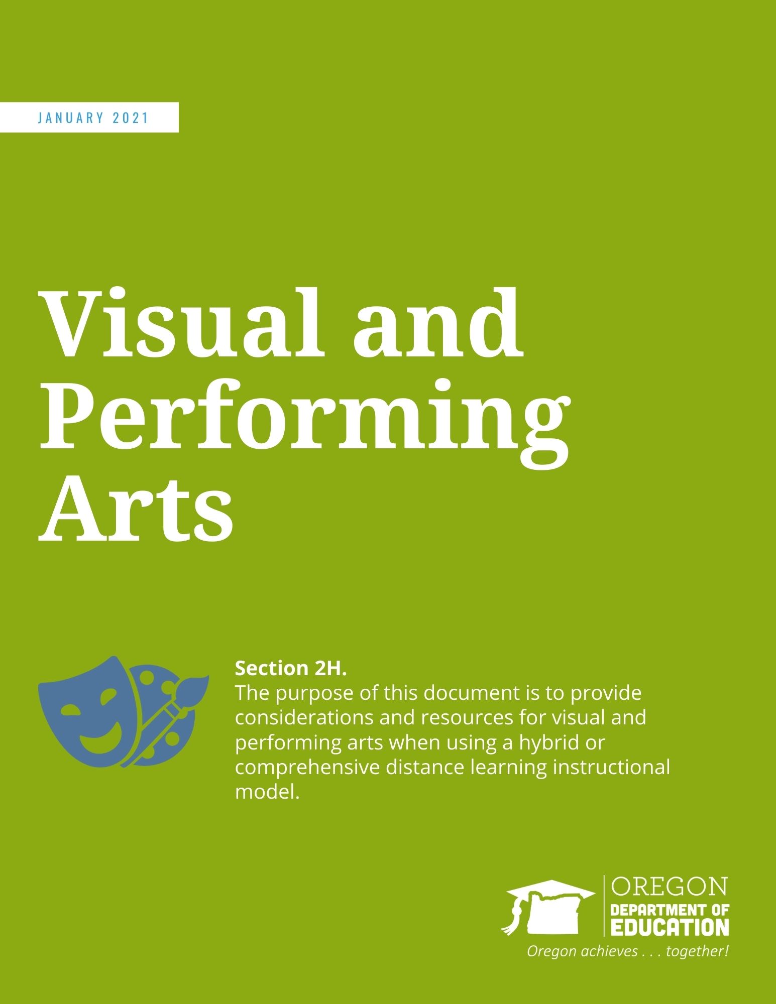 Visual and Performing Arts cover