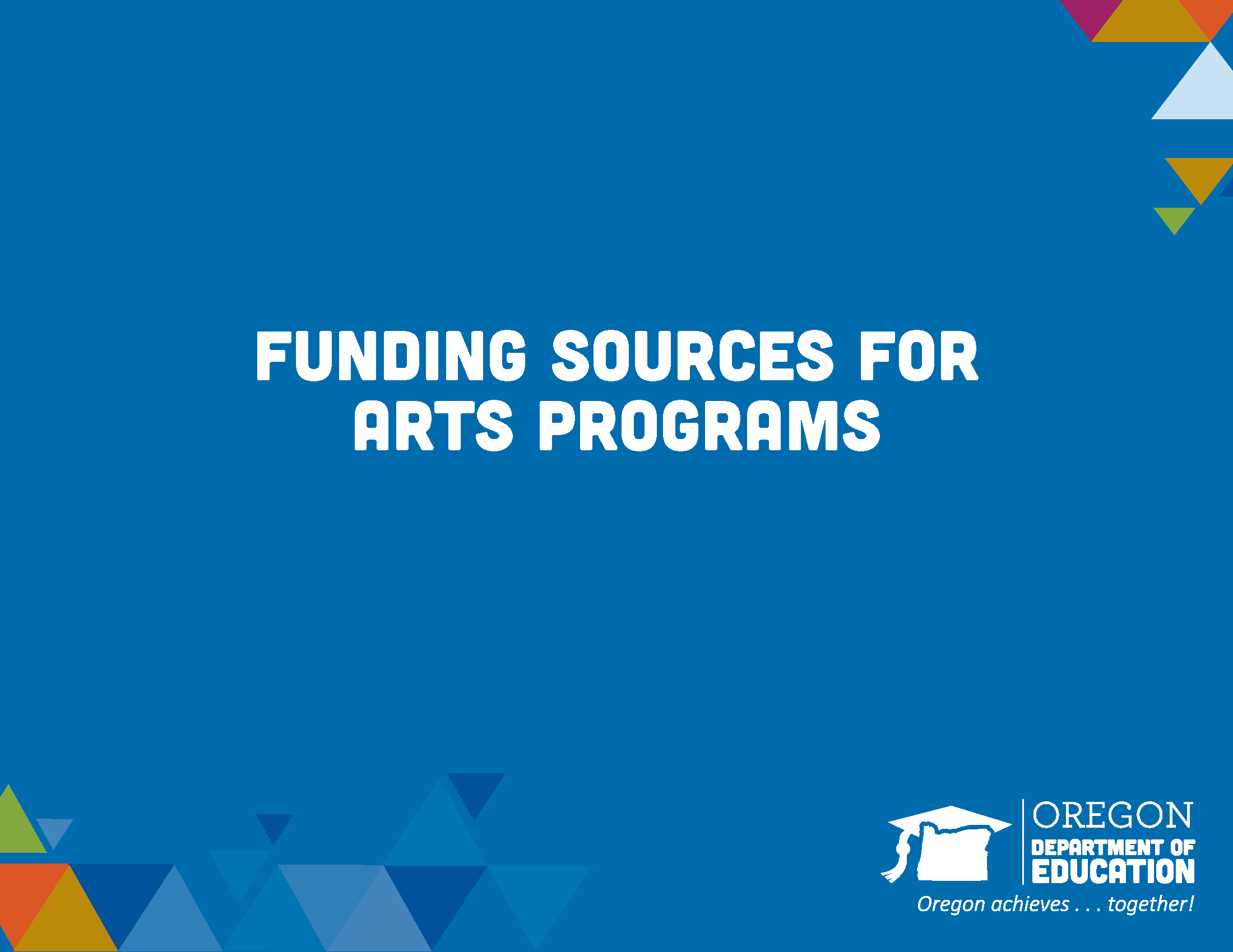 Funding Sources for Arts Programs_Page