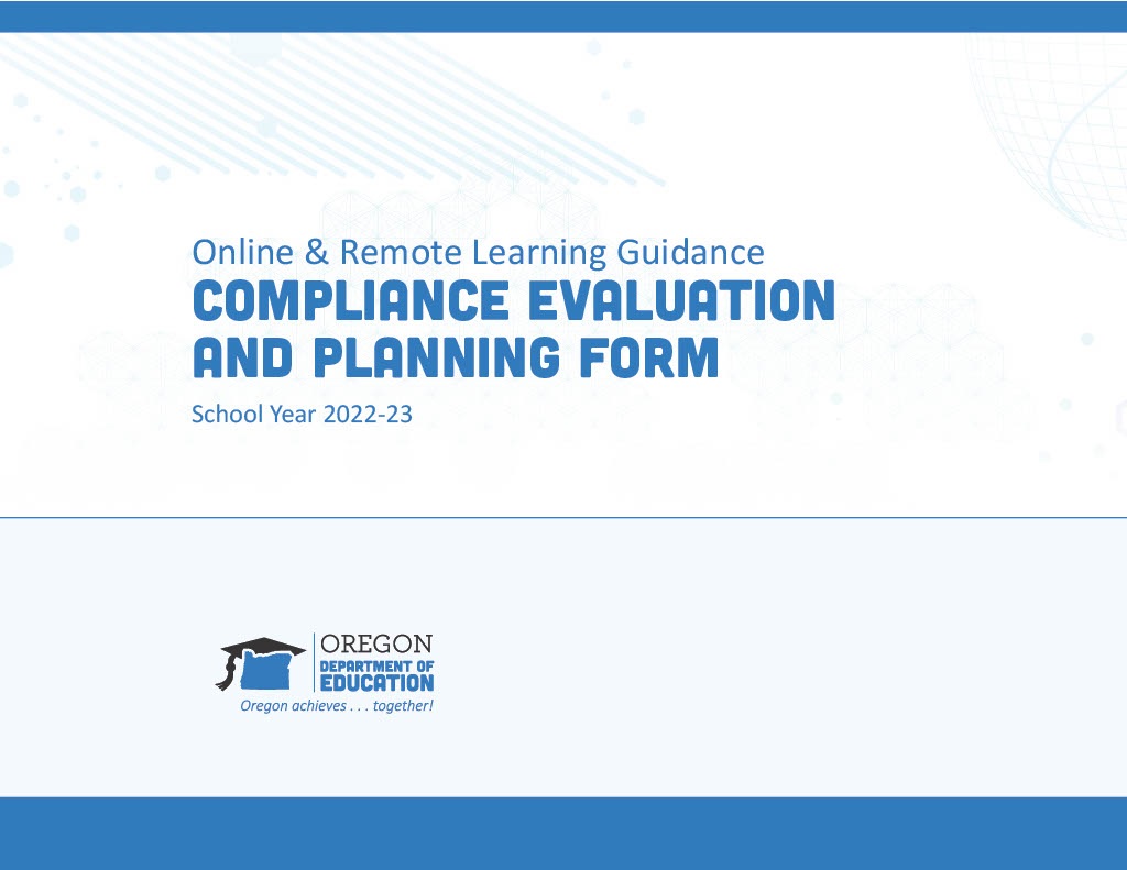 Compliance Evaluation and Planning Form Cover Image