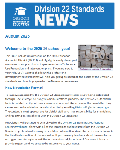 August 2025 Newsletter