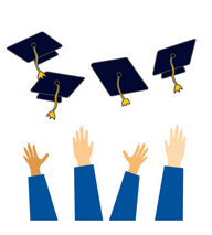 Graduation Cap Throw