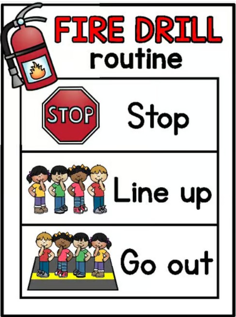 PreK Fire Drill Instructions