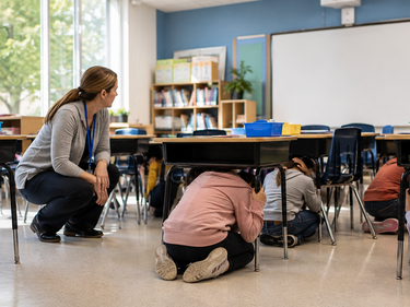 earthquake drill instruction