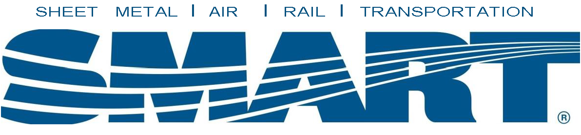 Sheet metal, air, rail, transportation (SMART) Logo