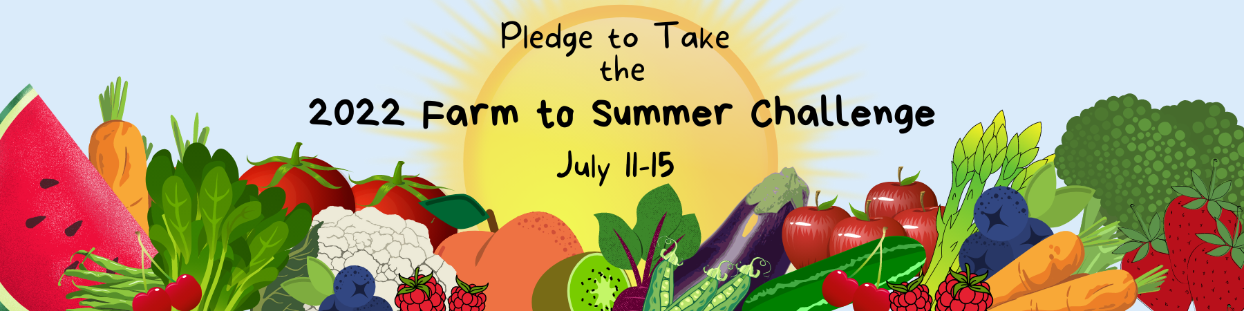 Farm to Summer Challenge Mixed Fruit and Veggie Image