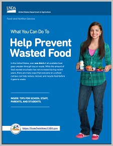 Help Prevent Wasted Food Booklet Cover