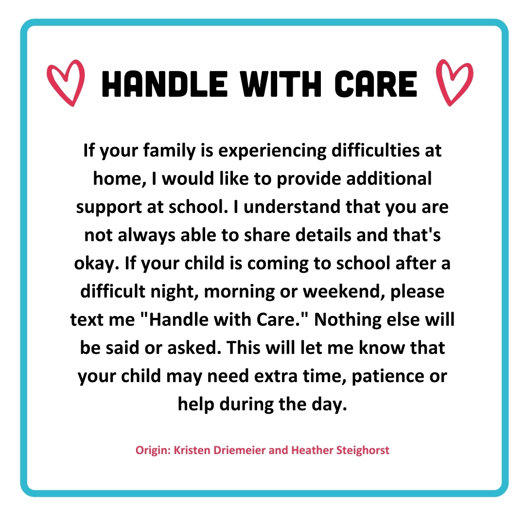 Handle with Care graphic