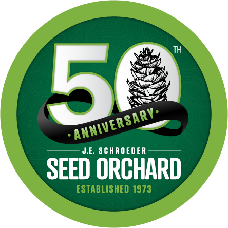 50th anniversary logo for J.E. Schroeder