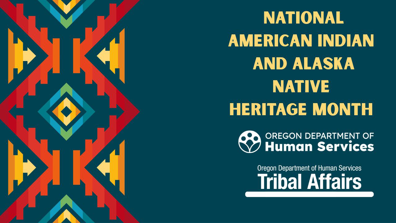 Virtual/Teams background for National American Indian and Alaska Native Heritage Month