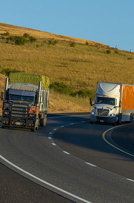 Trucks on I-84