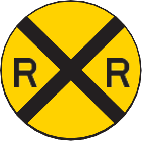 Rail Road Crossing sign