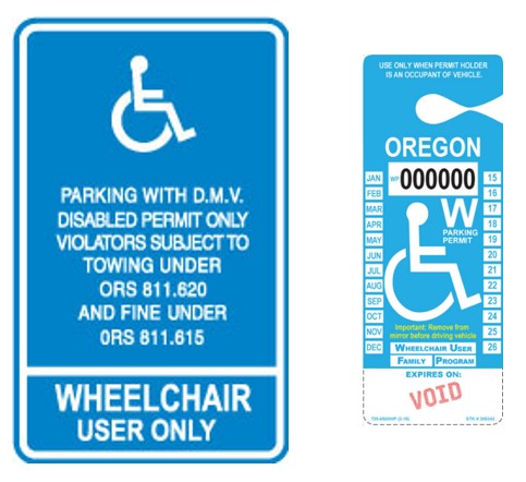 Adesivo No Parking – Divieto Di Sosta Per Disabili – 30x20 Cm – INDIGOS UG