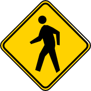 Señal de paso de peatones